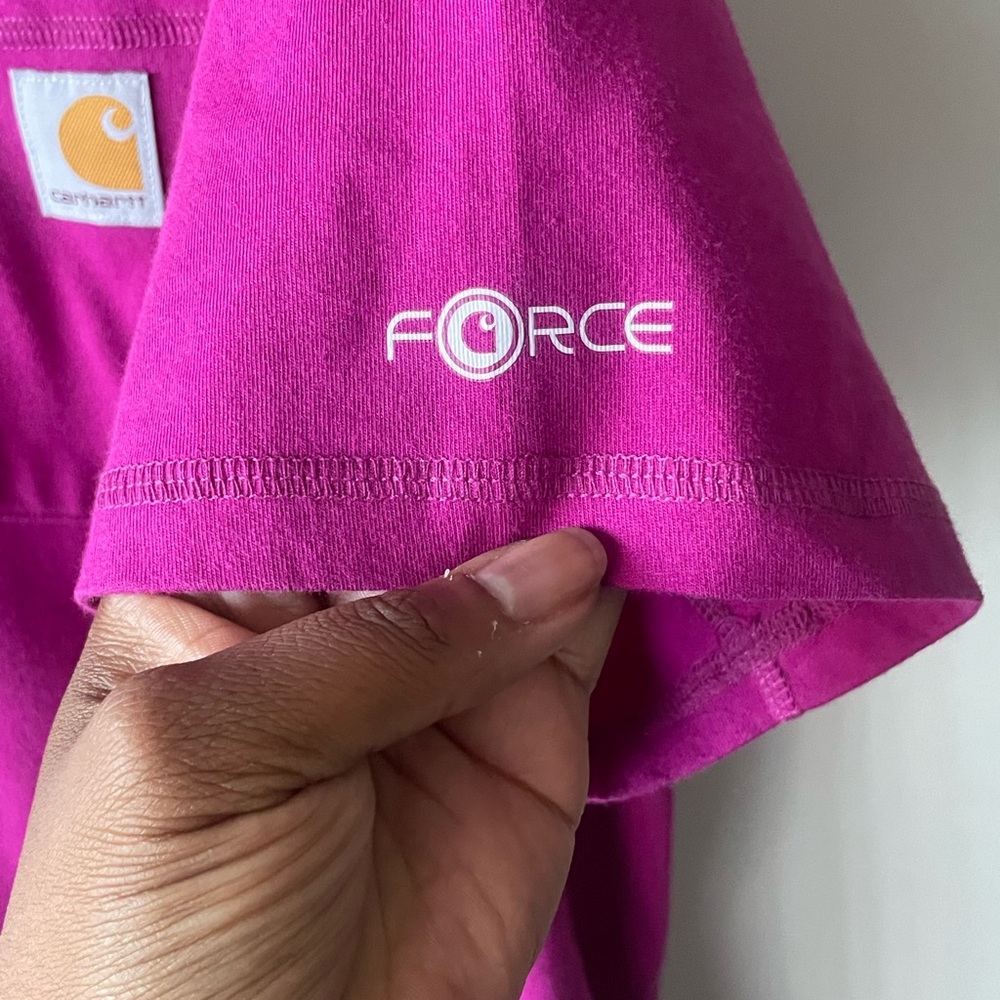 Carhartt Fuchsia Pocket Tee - Picture 6 of 9